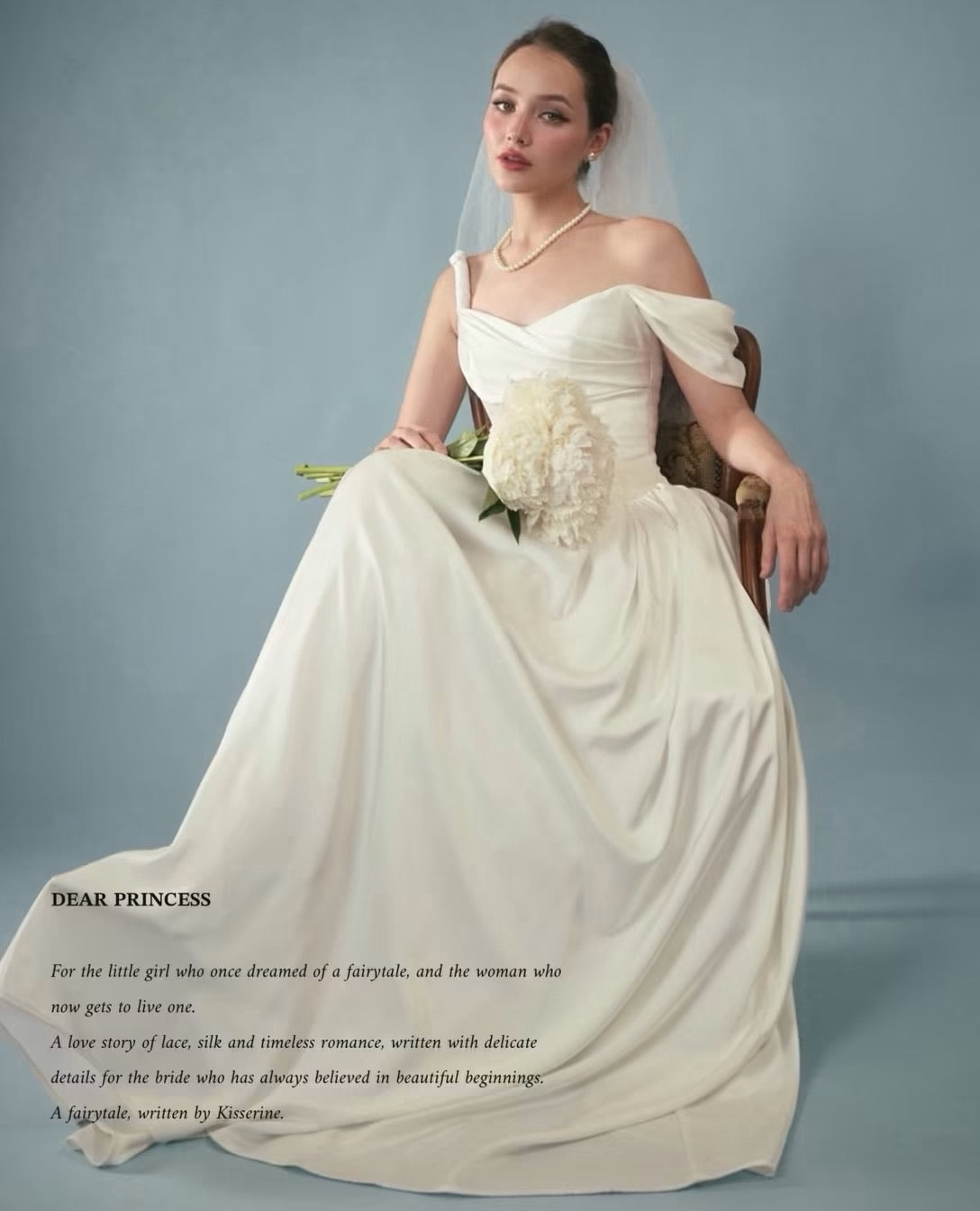 White Satin Eveline Maxi Dress