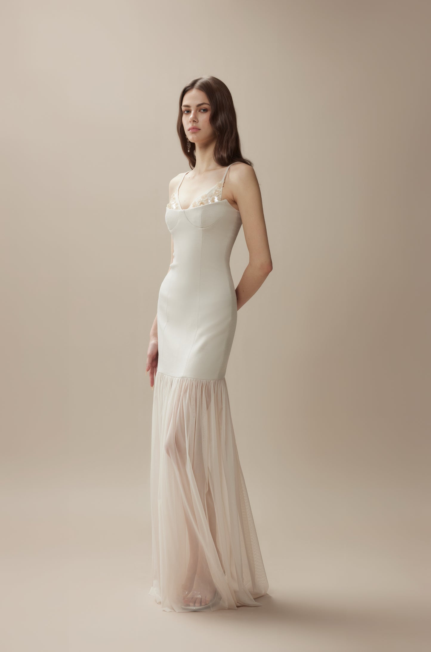 FA SOGNO White Maxi Dress