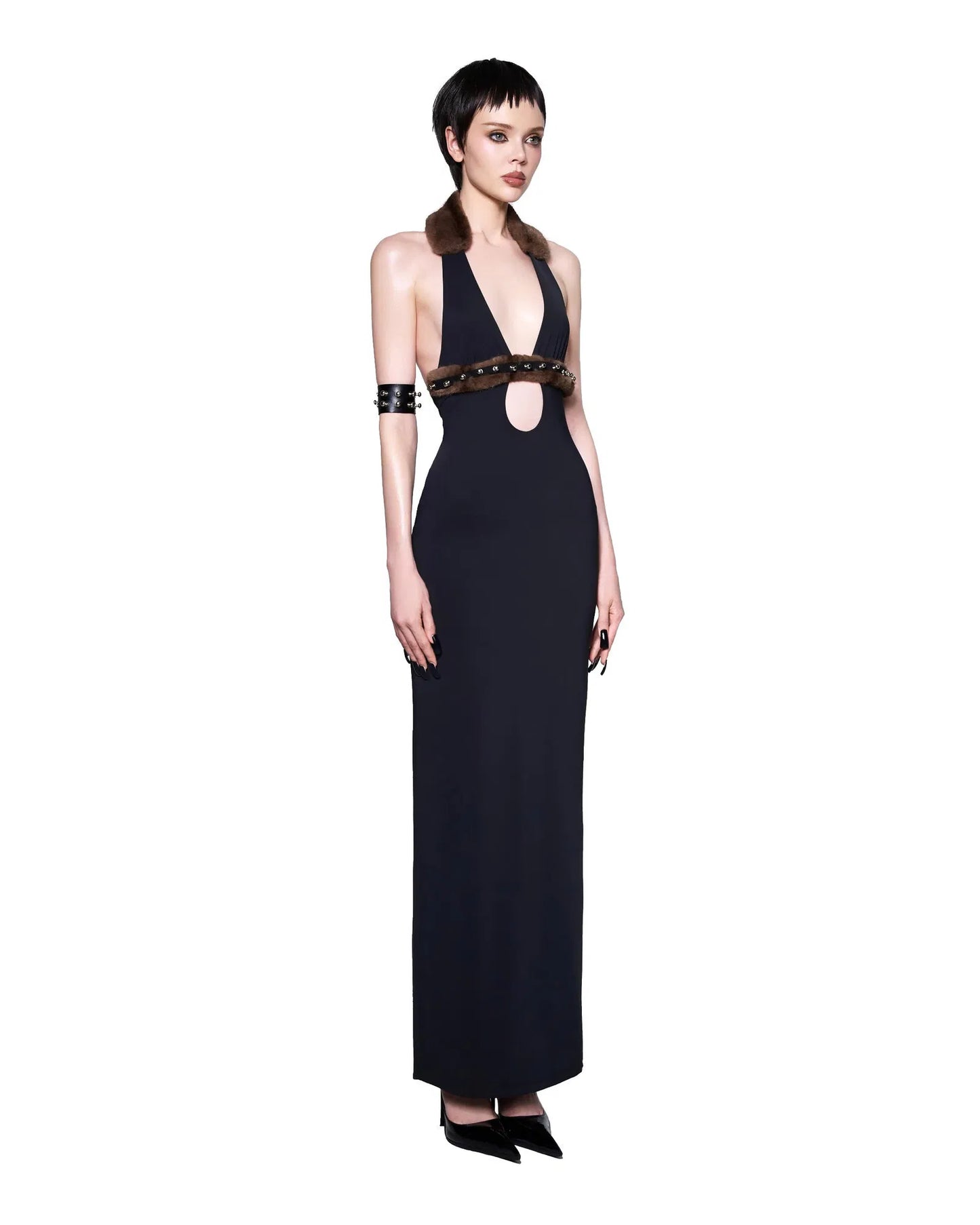 LSOUL BLACK LESSA MAXI DRESS