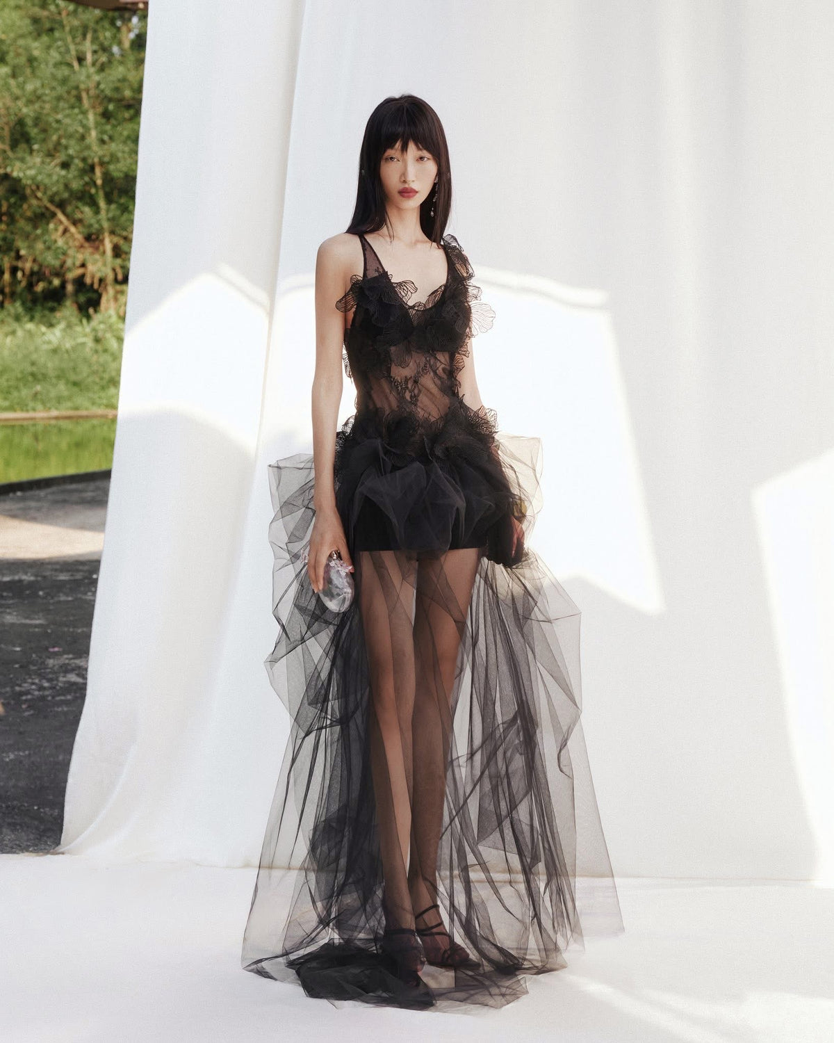 MUSTHAVE Fairycore Elegant Black Theresa Maxi Dress