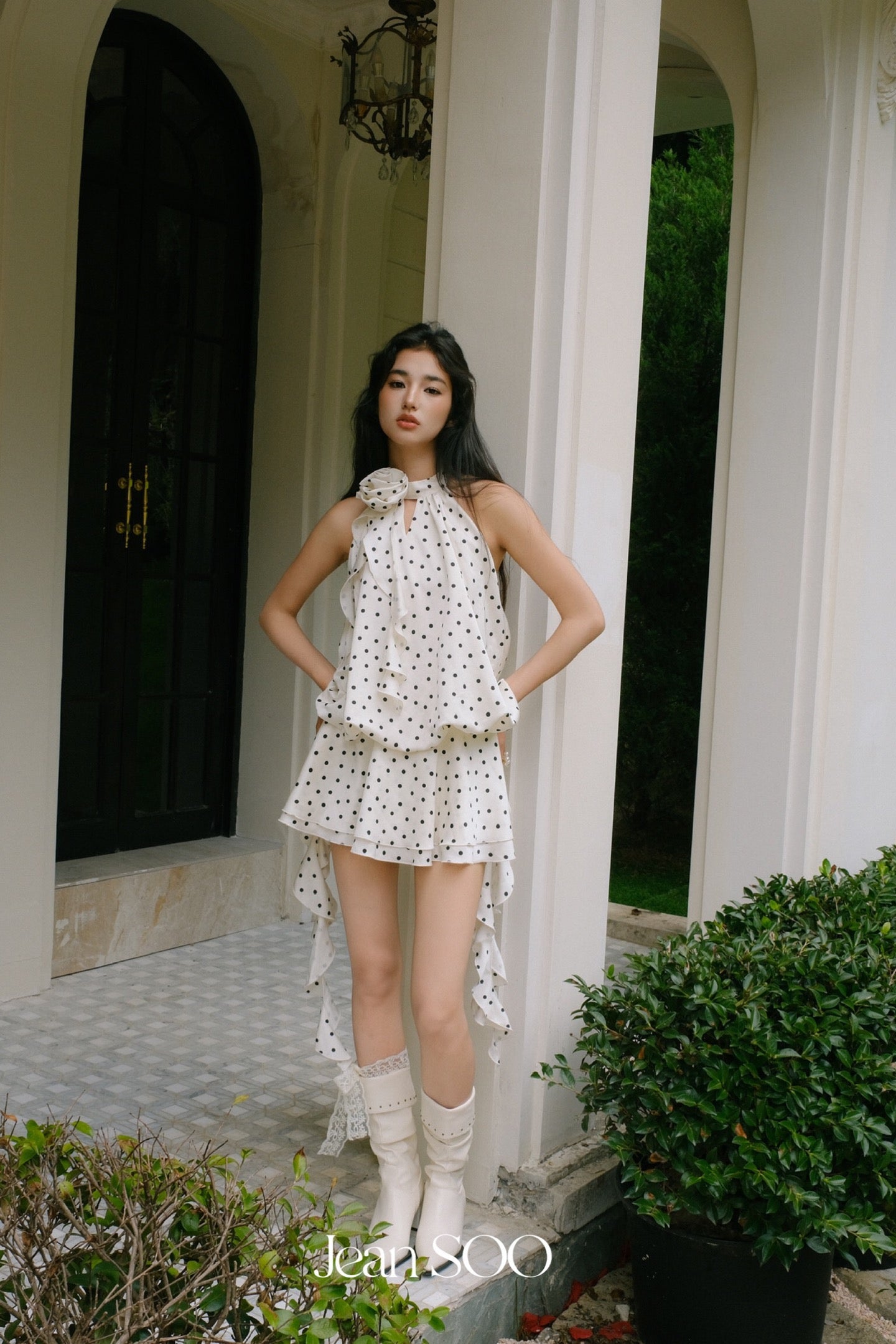 JEAN SOO Red Mini Dress