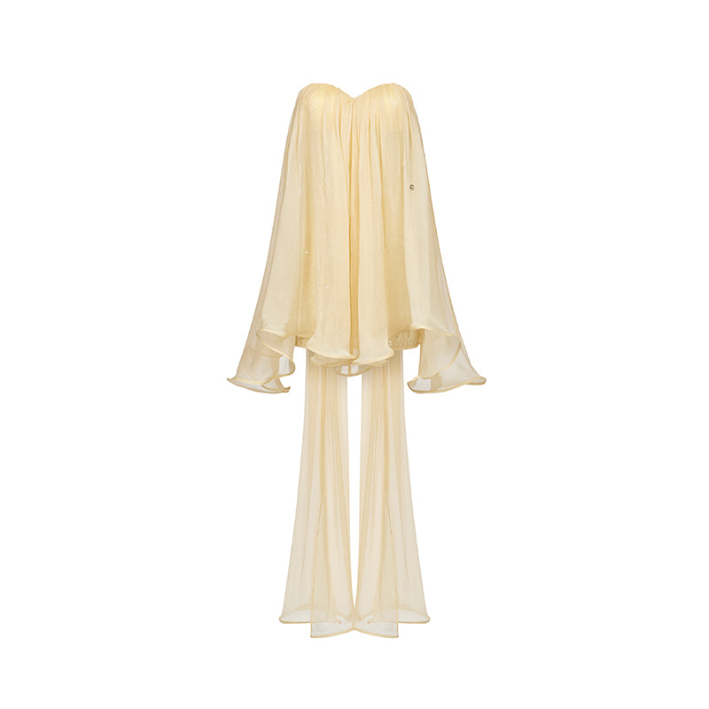 SHEERLUCK WHITE MINI DRESS
