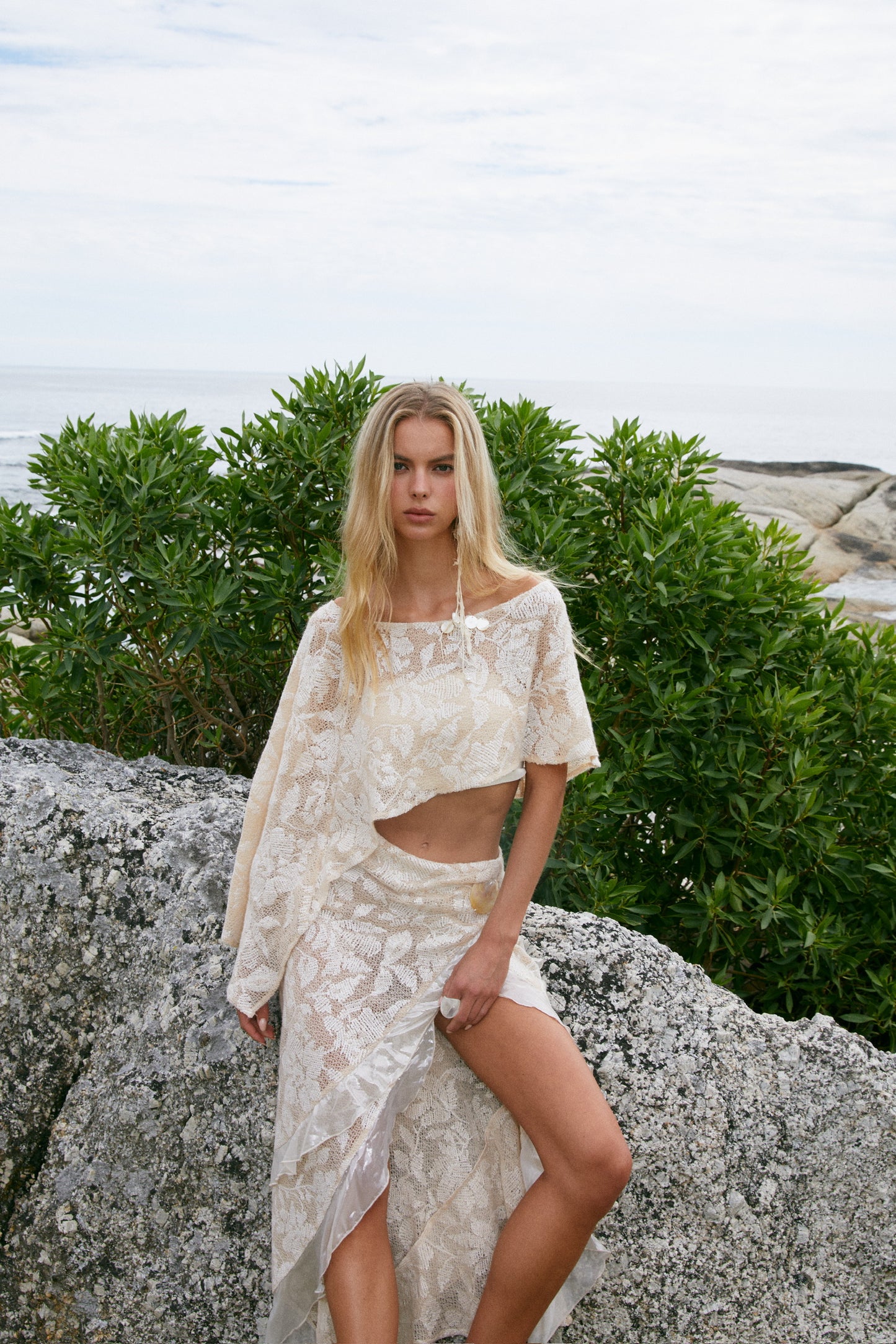 MIN PURA Floral Vacation Sweet Azania Top & Skirt Set