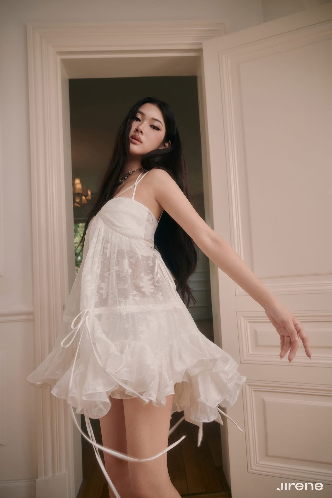 JIRENE White Wink Mini Dress