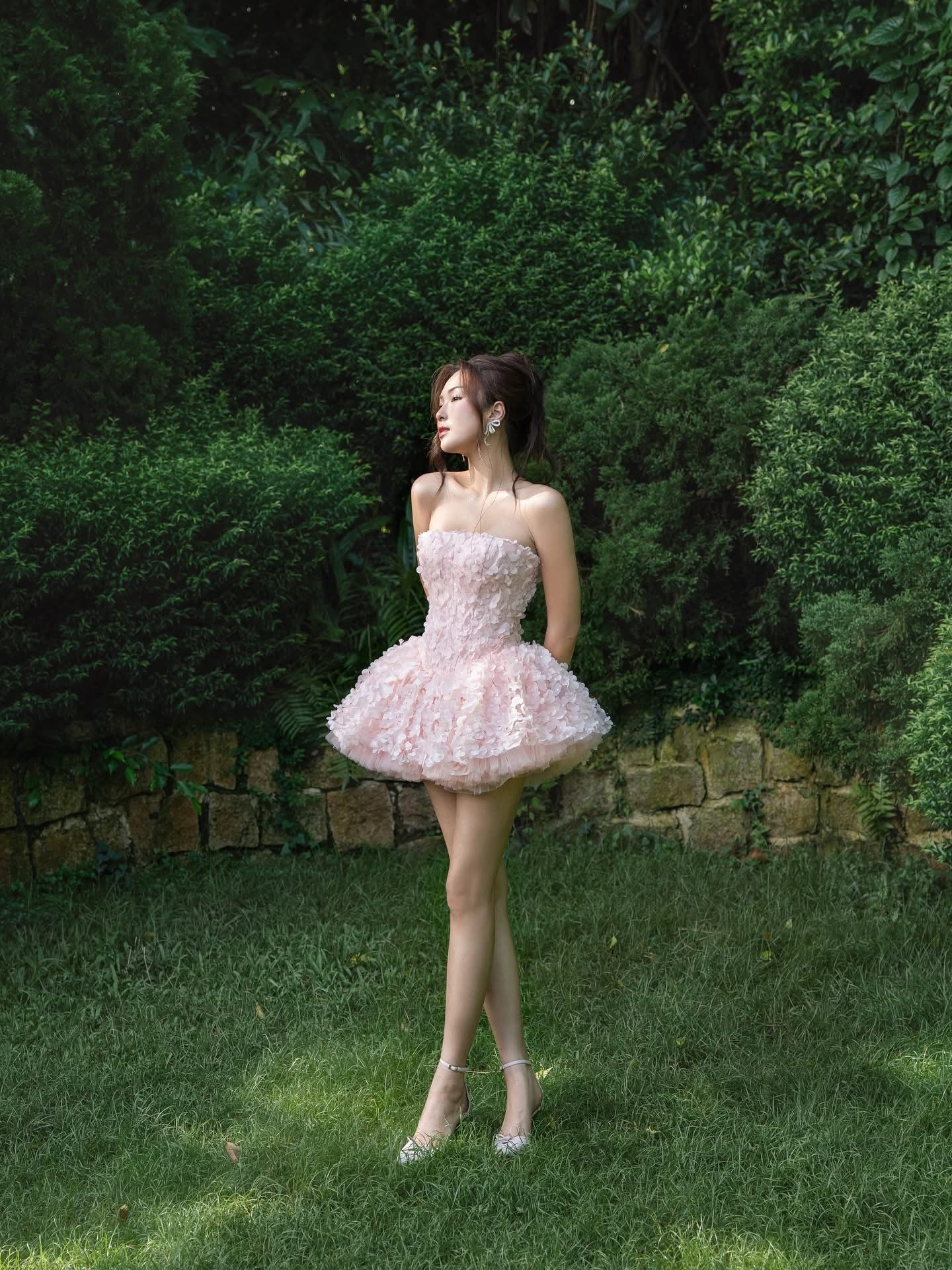 LANE CI Pink Misa Mini Dress