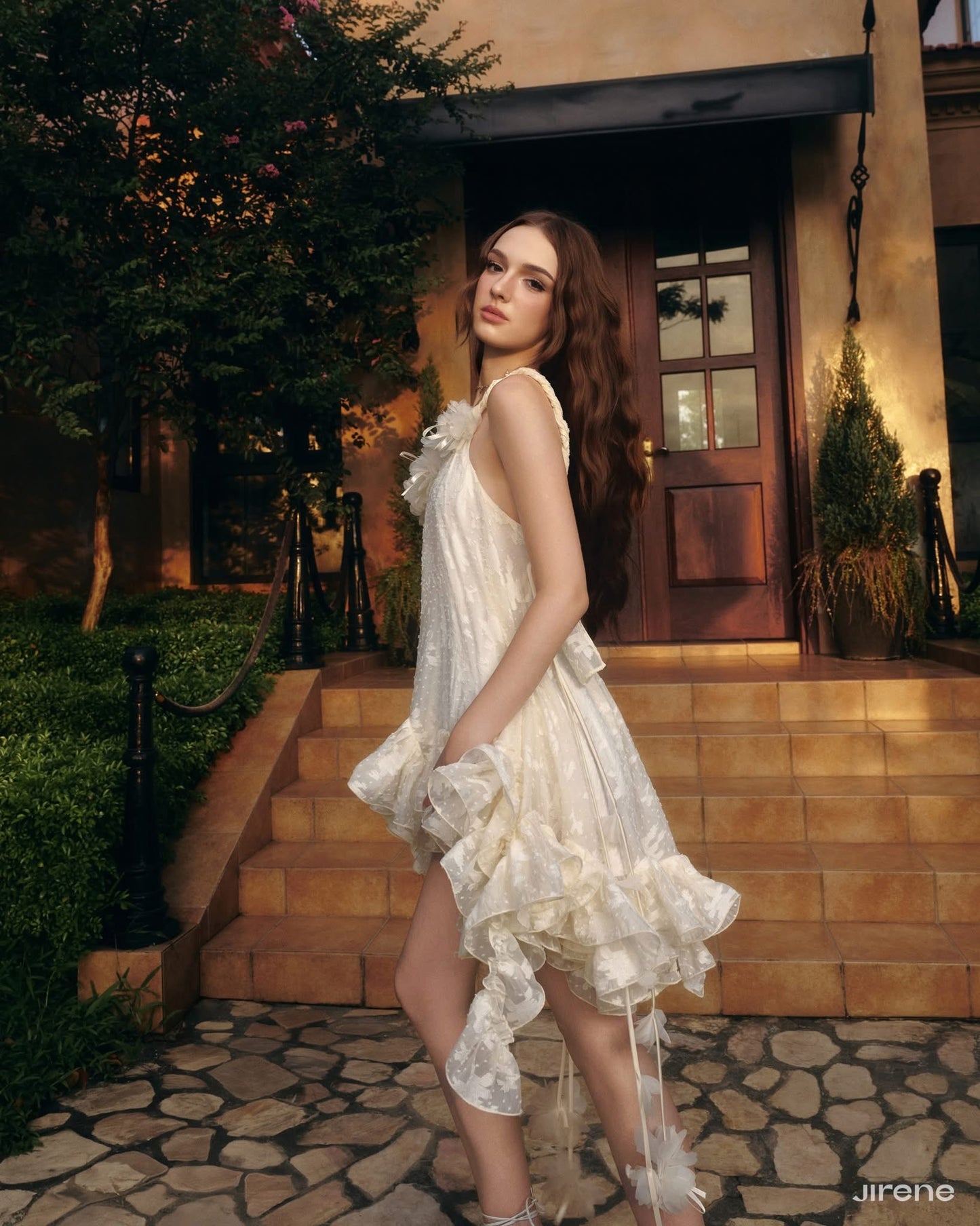 JIRENE White Pixie Mini Dress