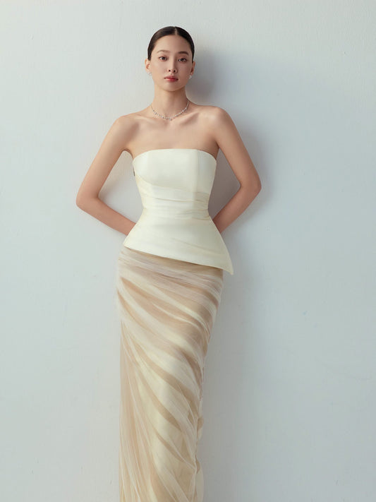 BYDI Elegant Vacation White Sela Maxi Dress