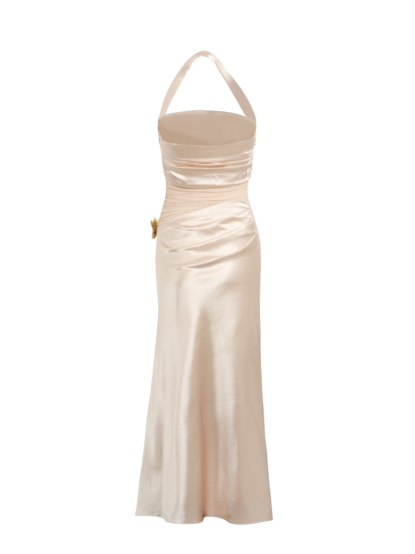 JEAN SOO Gold Elegant Maxi Dress