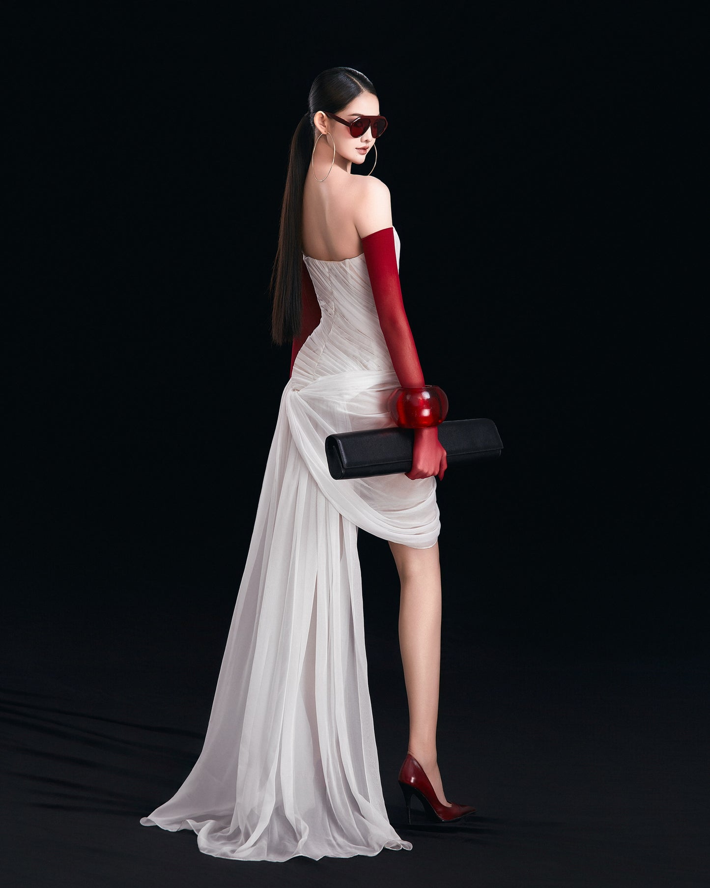 MAEL FEMME White Cynara Maxi Dress