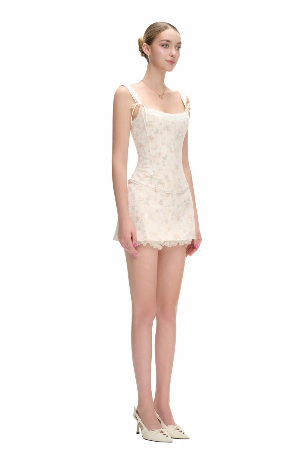JUBIN White Grace Top & Mini Dress