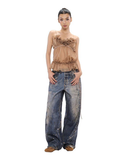LSOUL Brown Hannie Top & Yeom Pant