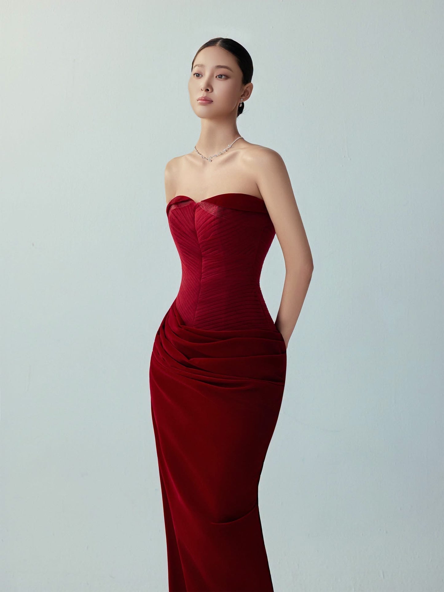 BYDI Elegant Vacation Red Eden Maxi Dress