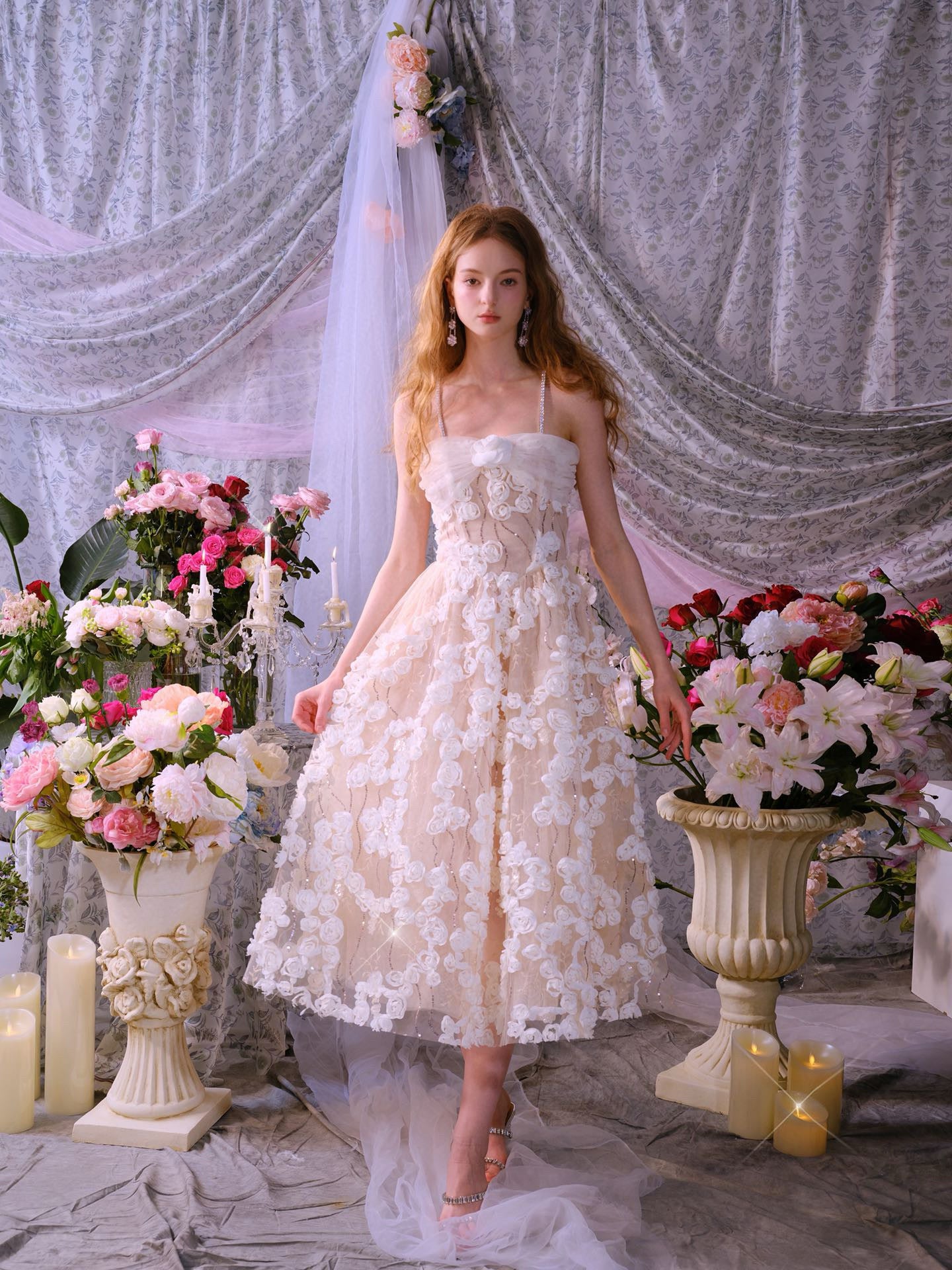 WARDROBE BY CHEN White wedding mini dress