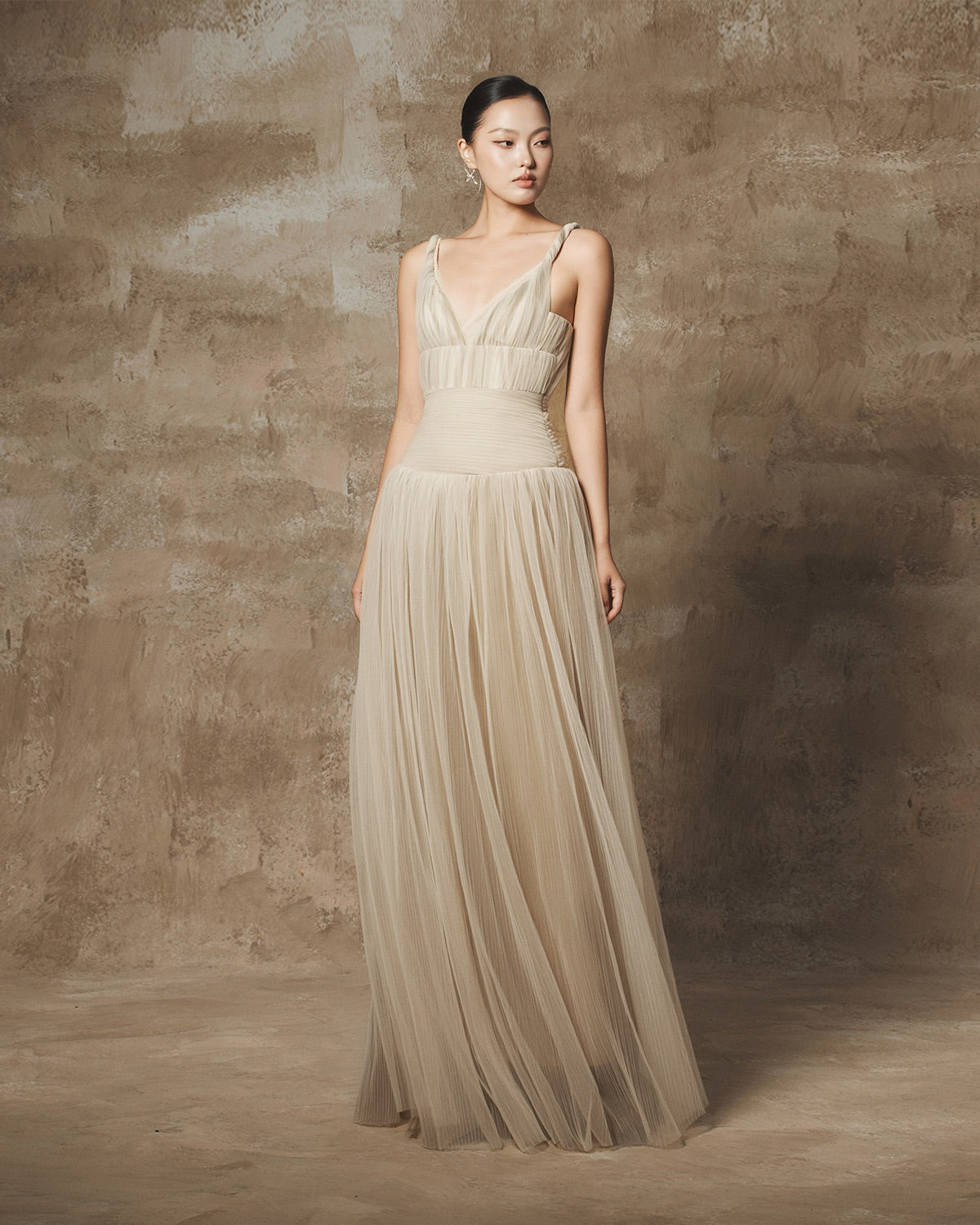 BYDI Fairycore Elegant Vacation White Onnie Maxi Dress