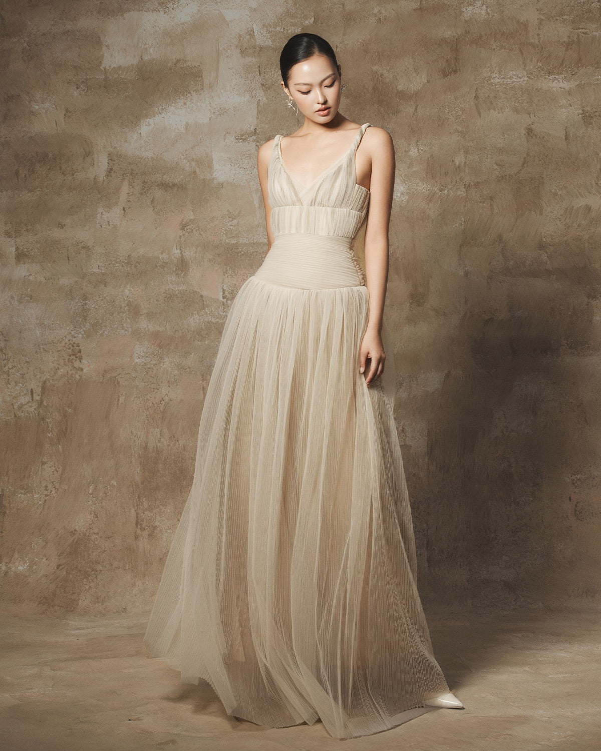 BYDI Fairycore Elegant Vacation White Onnie Maxi Dress