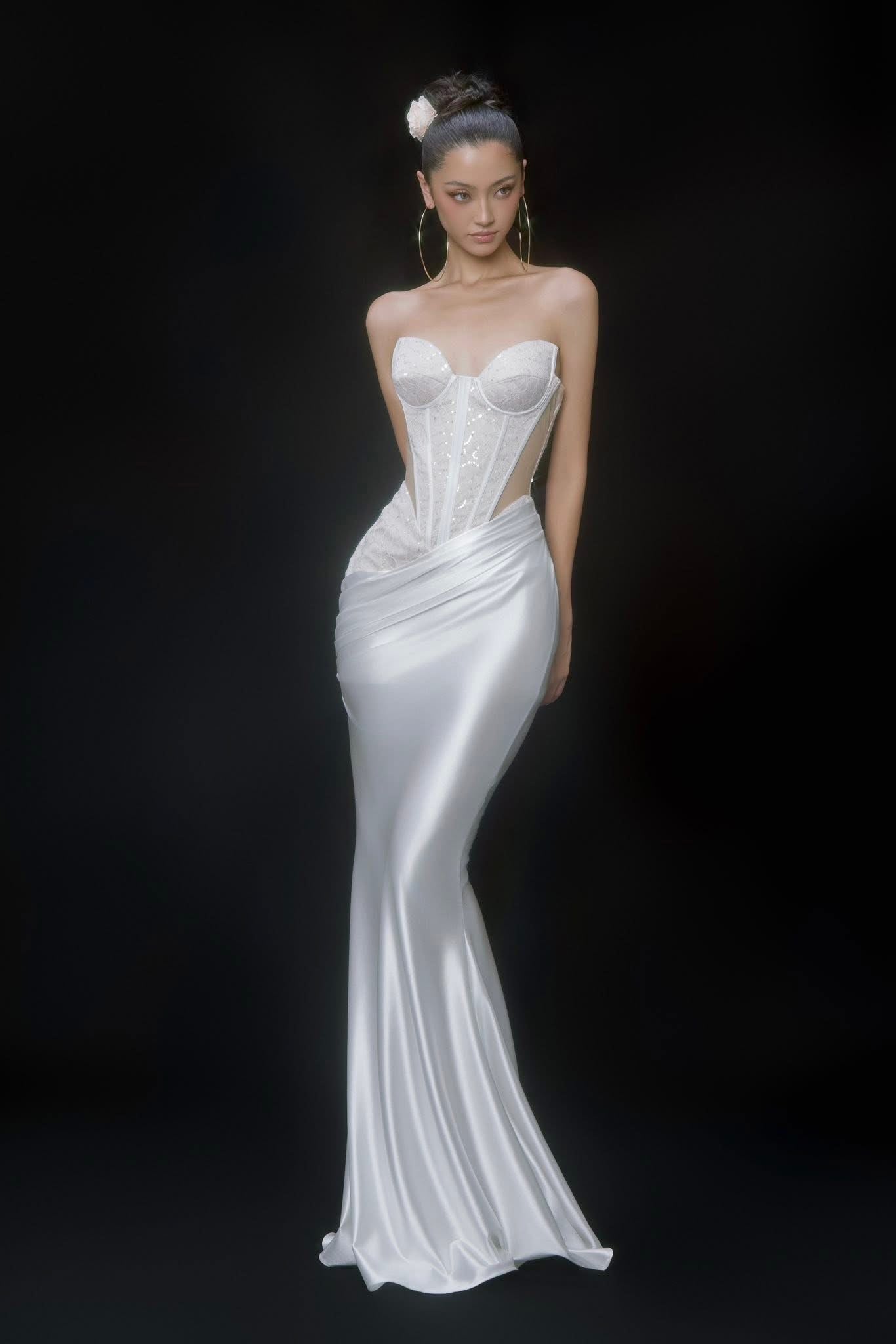 MAEL FEMME Sexy Vacation Black Juliana Maxi Dress & Delphine Coat