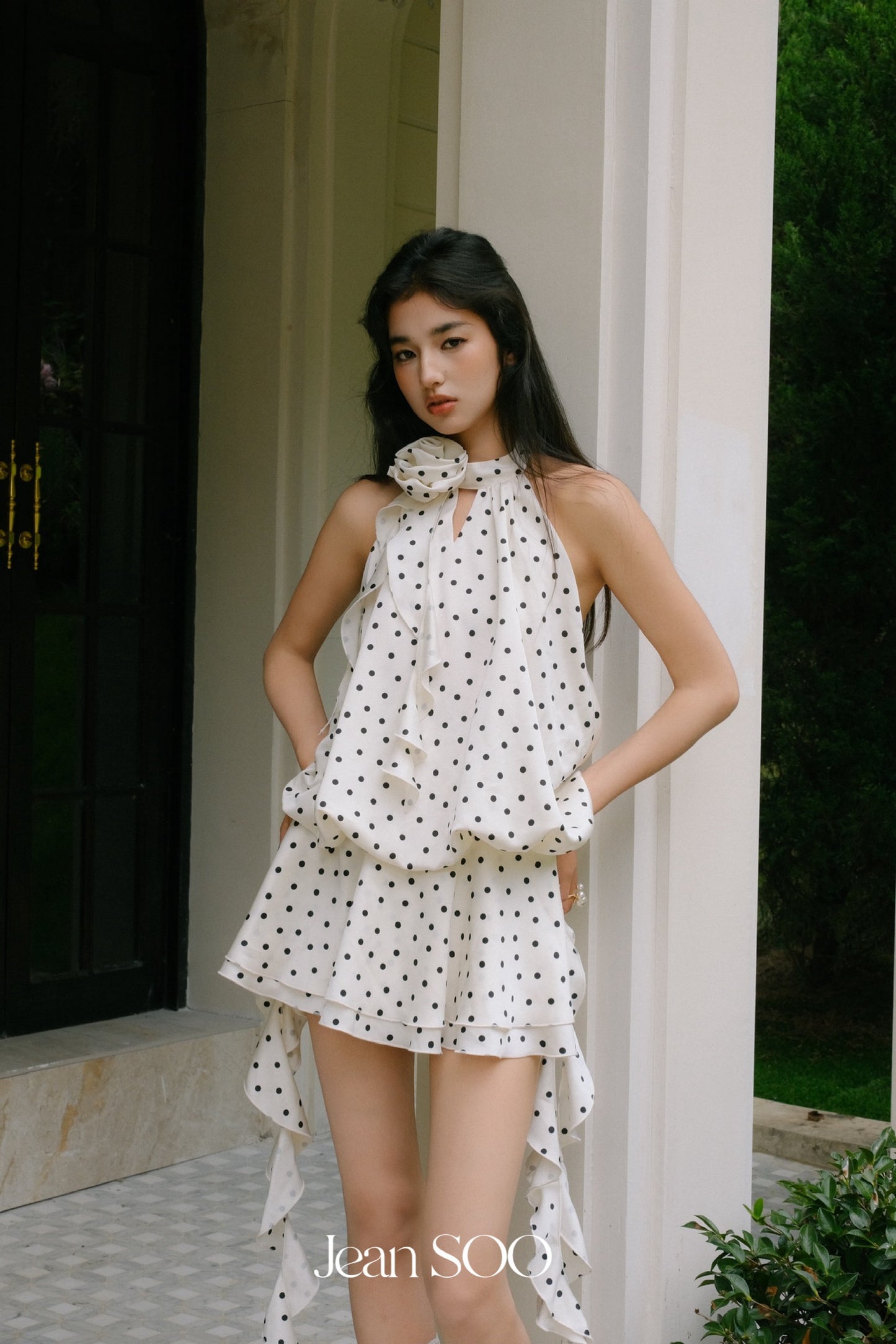 JEAN SOO Red Mini Dress