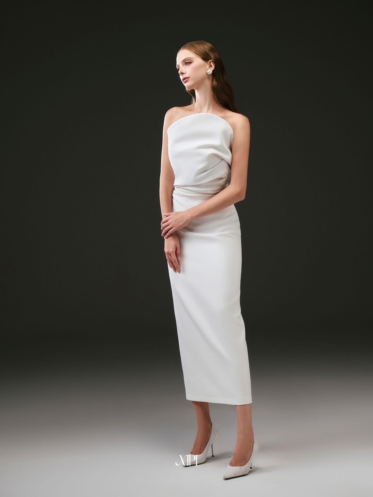 XIPI White Lilou Maxi Dress