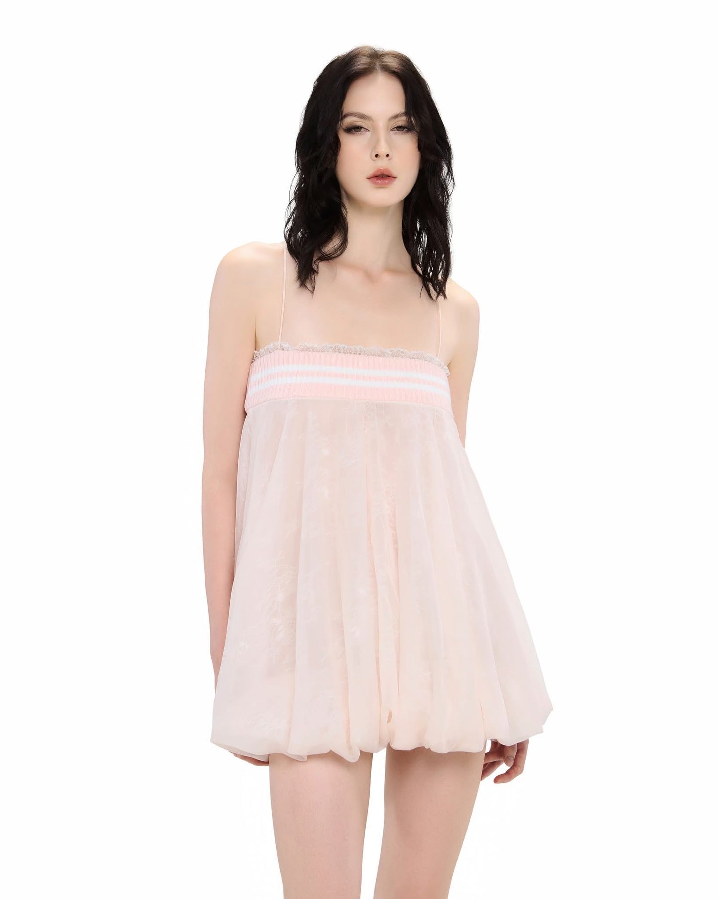 LSOUL Pink Moudy Mini Dress