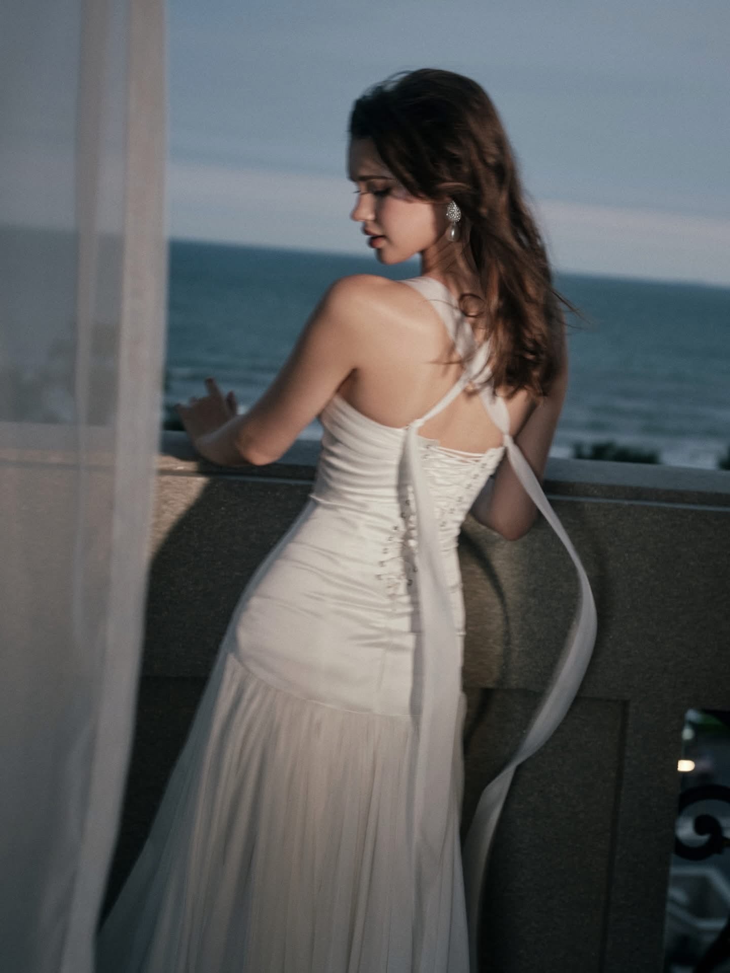 KISSERINE ATELIER Elegant Fairycore White Gown Camilla Maxi Dress