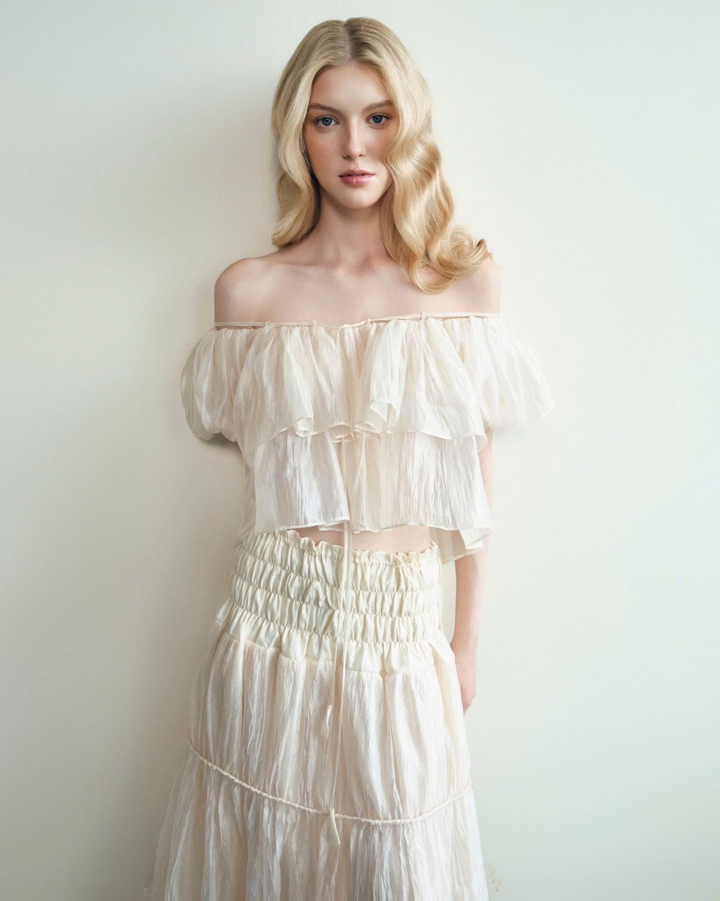 ENUFF White Solé Maxi Dress