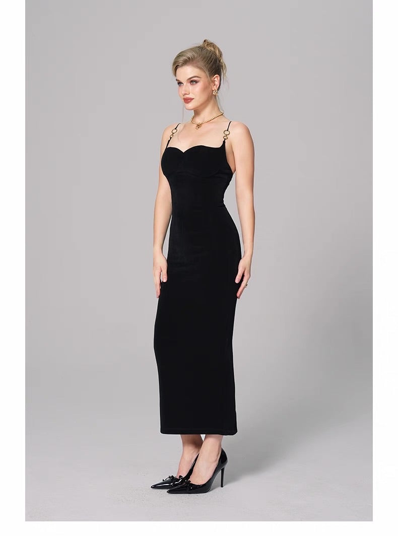 NANA JACQUELINE Black Elegant Maxi Dress