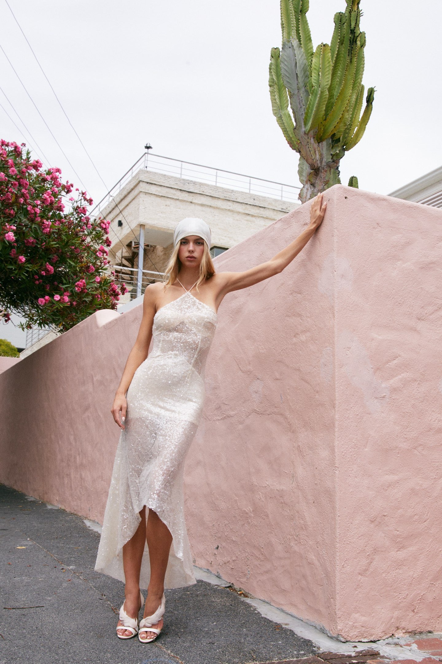 MIN PURA White Vacation Sweet Zephyr Maxi Dress