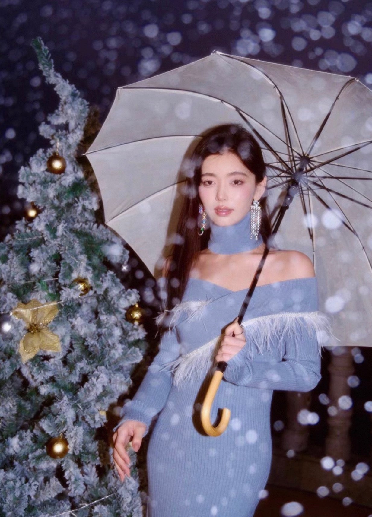 LJOS Blue Maxi Dress （Sales）