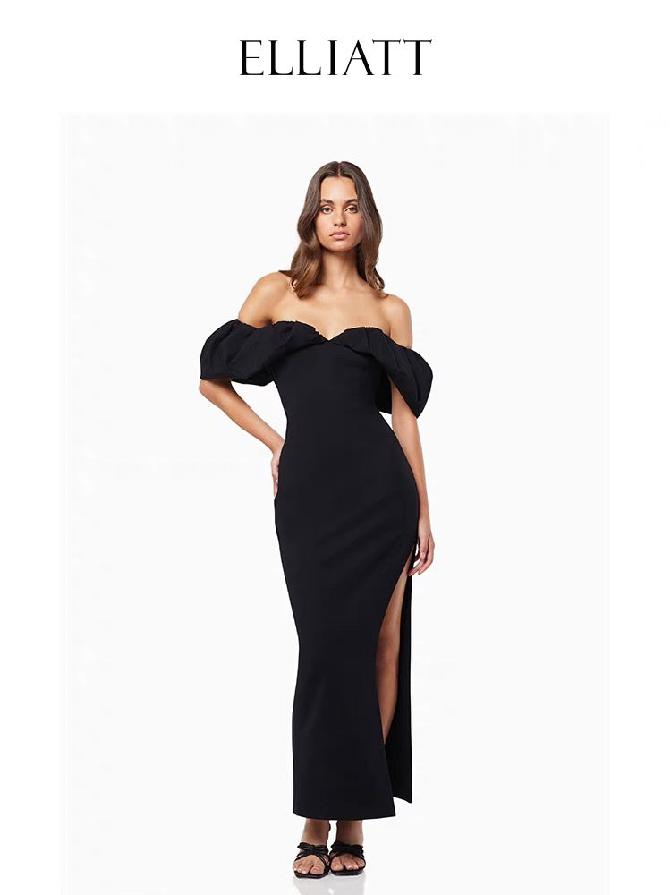 ELLIATT Strapless Dresses Black Gowns Maxi Dresses