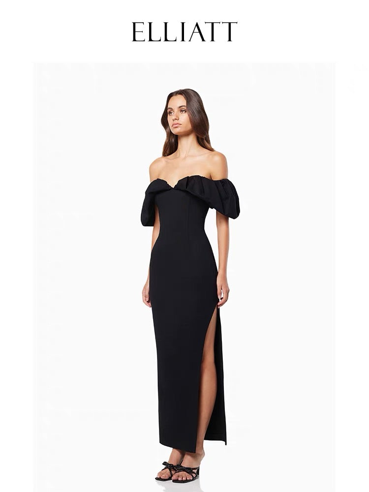 ELLIATT Strapless Dresses Black Gowns Maxi Dresses