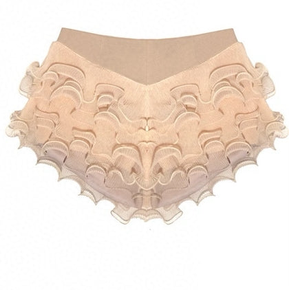 Kirakira M Orange & Pink Gradient Layered Lace Bodice & Skirt Pants